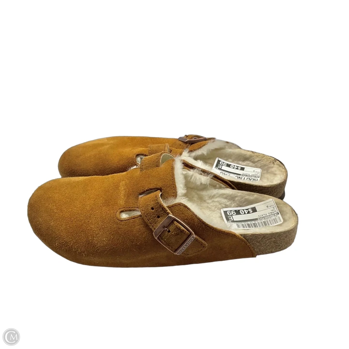 Shoes Flats By Birkenstock In Tan, Size: 9