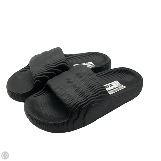 Sandals Flats By Adidas In Black, Size: 8
