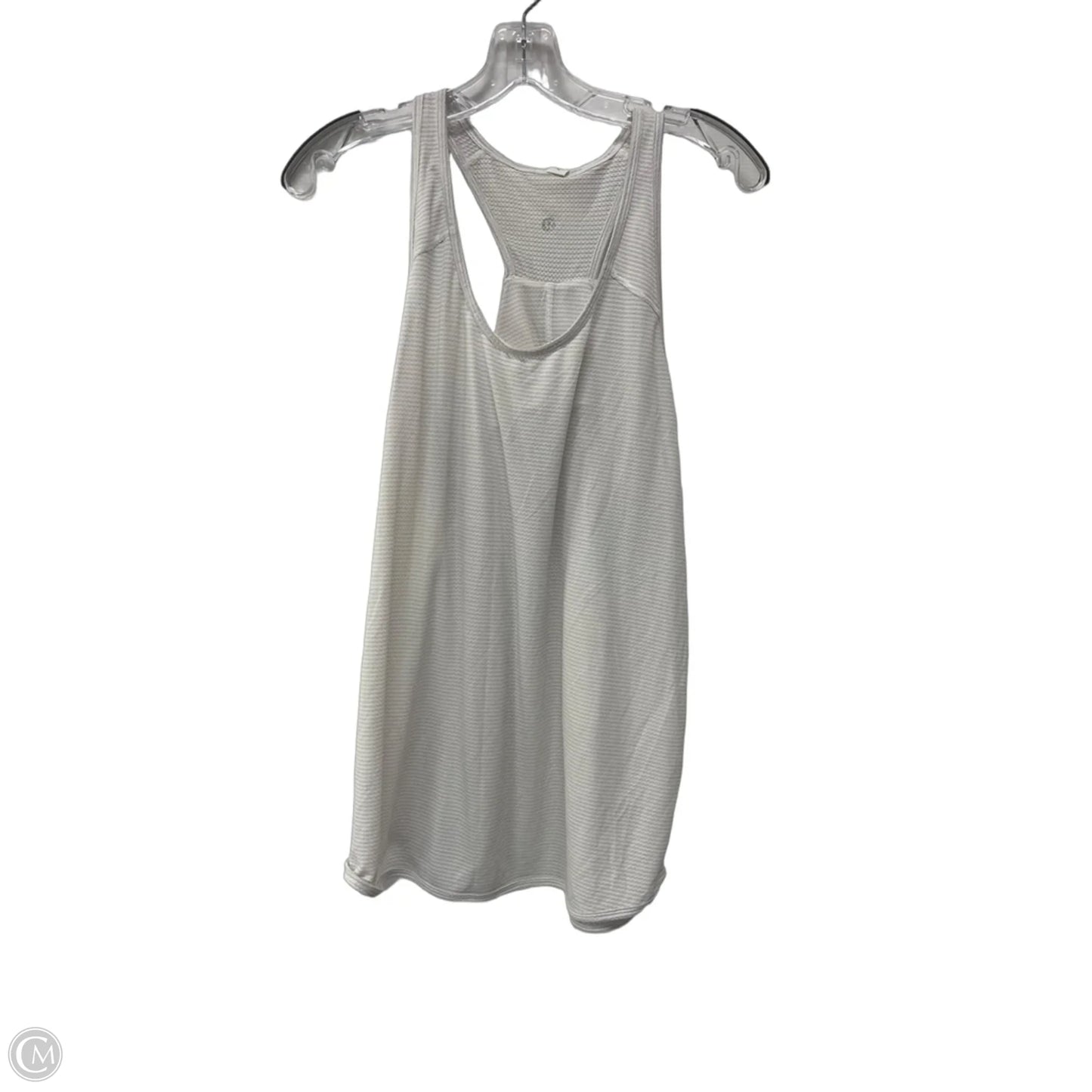Athletic Tank Top By Lululemon In White, Size: 12