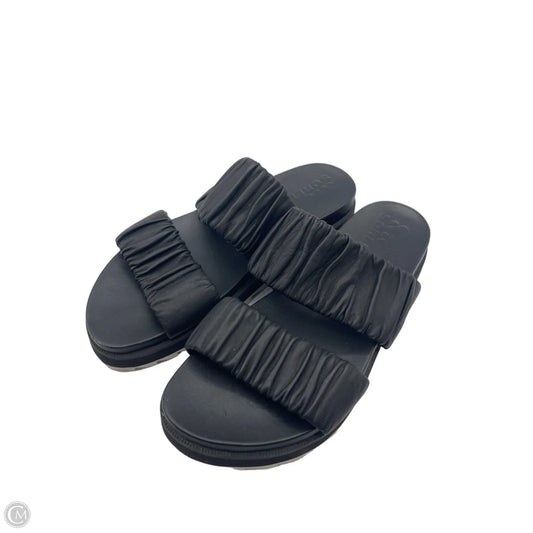 Sandals Flats By Sorel In Black, Size: 7.5