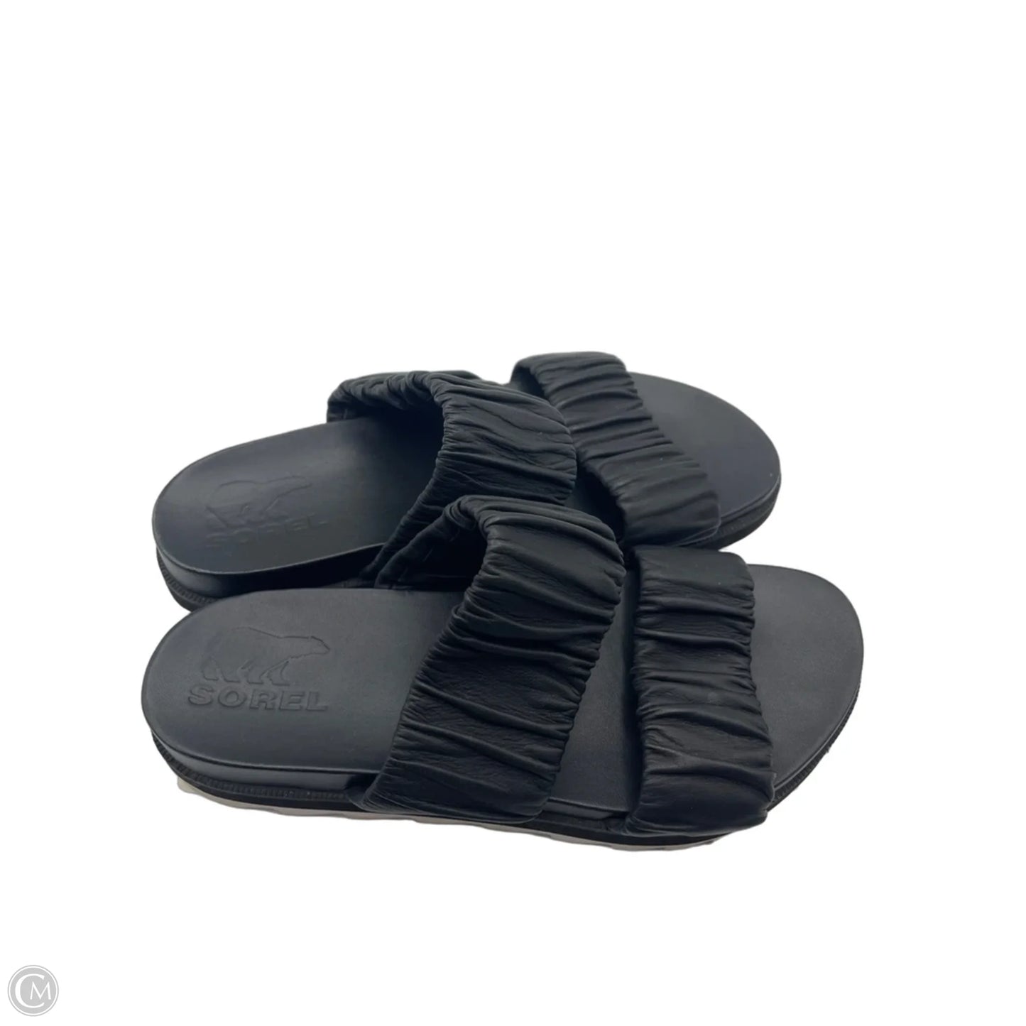 Sandals Flats By Sorel In Black, Size: 7.5