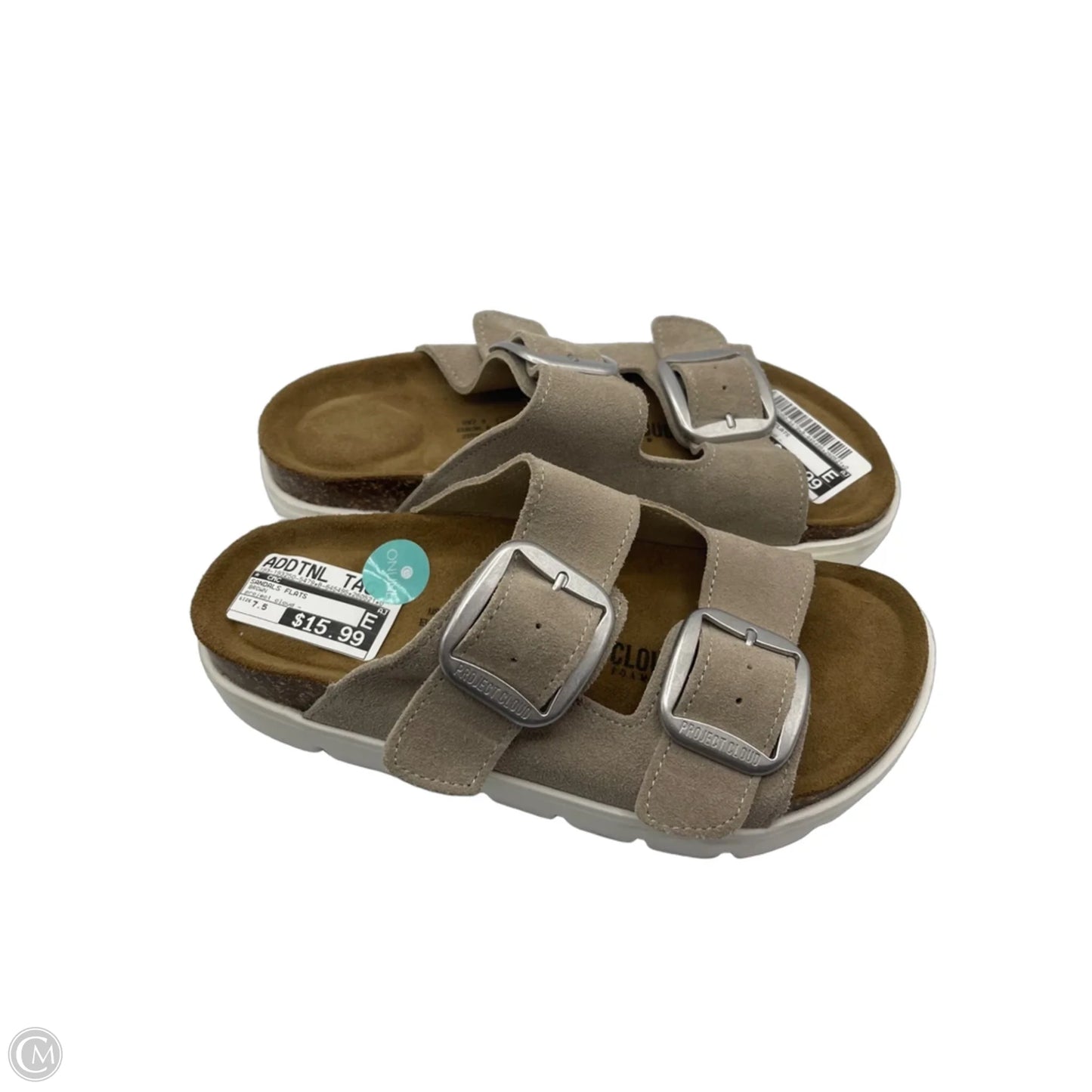 Sandals Flats By Cmc In Brown, Size: 7.5