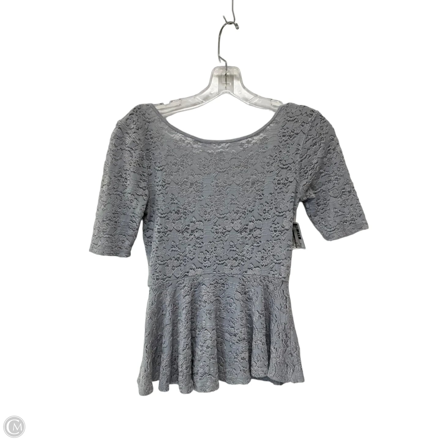 Top Short Sleeve By Free People In Grey, Size: Xs