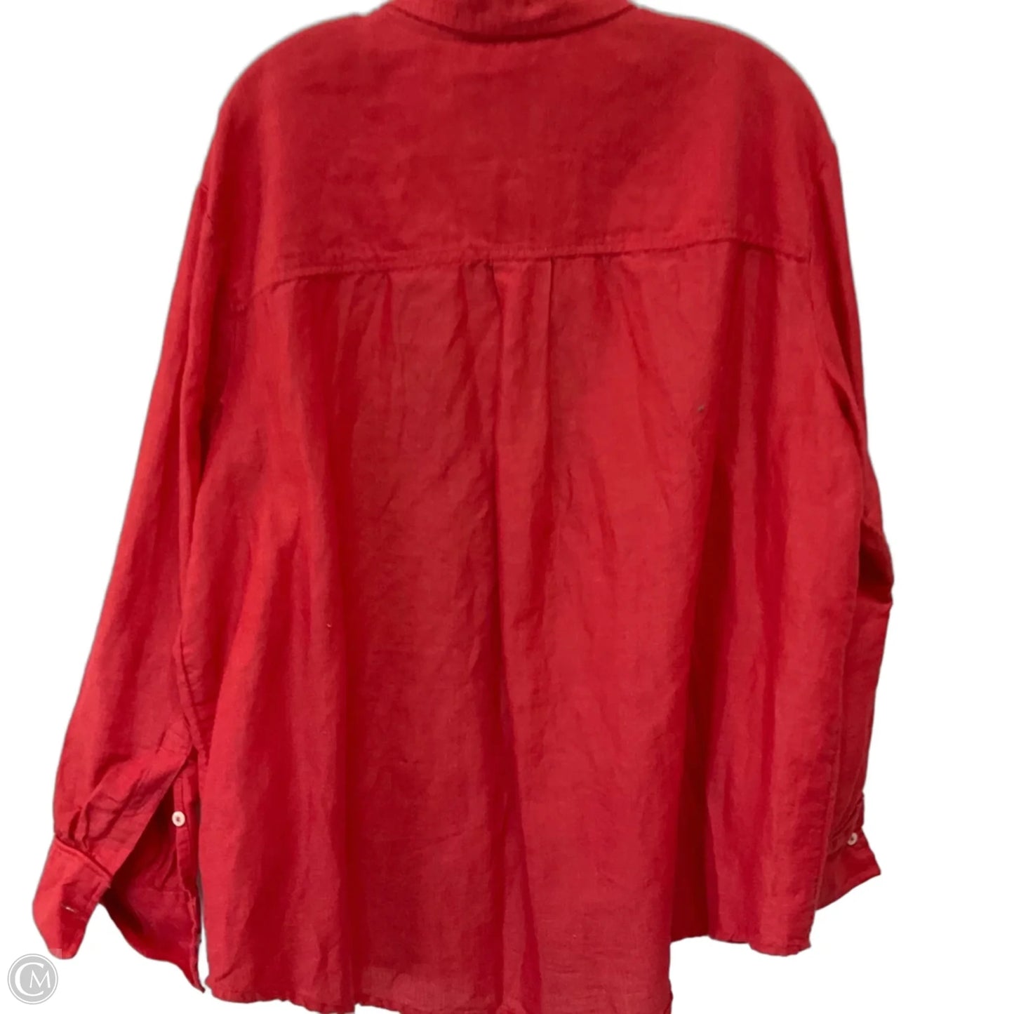 Top Long Sleeve By Maeve In Red, Size: Xl