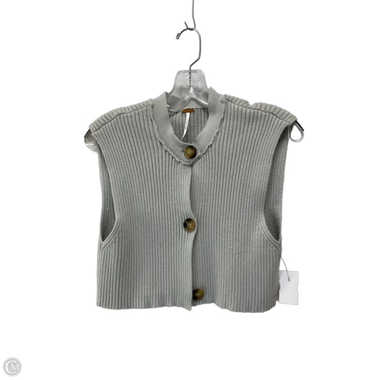 Vest Sweater By Free People In Grey, Size: L