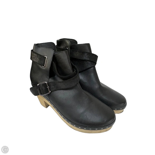 Boots Ankle Heels By Free People In Black & Tan, Size: 9