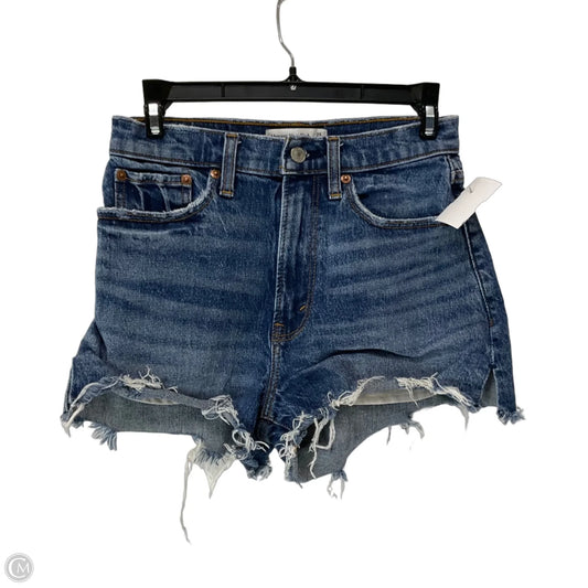 Shorts By Abercrombie And Fitch In Blue Denim, Size: 0