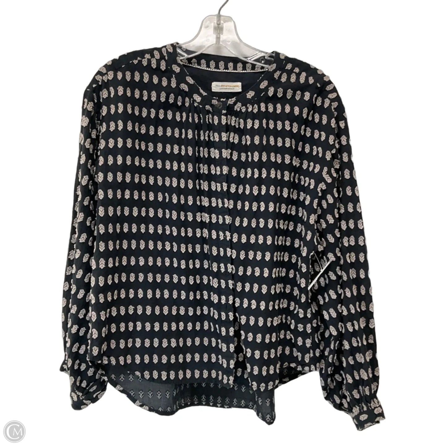 Top Long Sleeve By Pilcro In Blue, Size: S