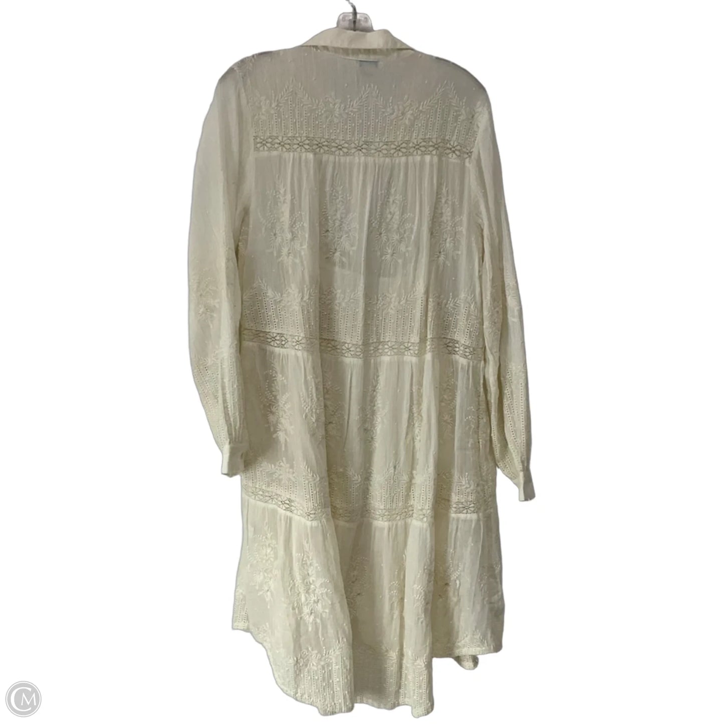 Dress Casual Midi By Sundance In White, Size: L