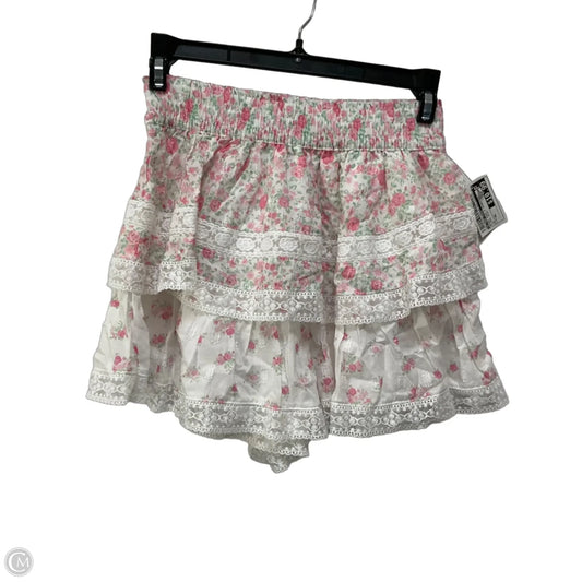 Skirt Mini & Short By Altard State In Floral Print, Size: Xs