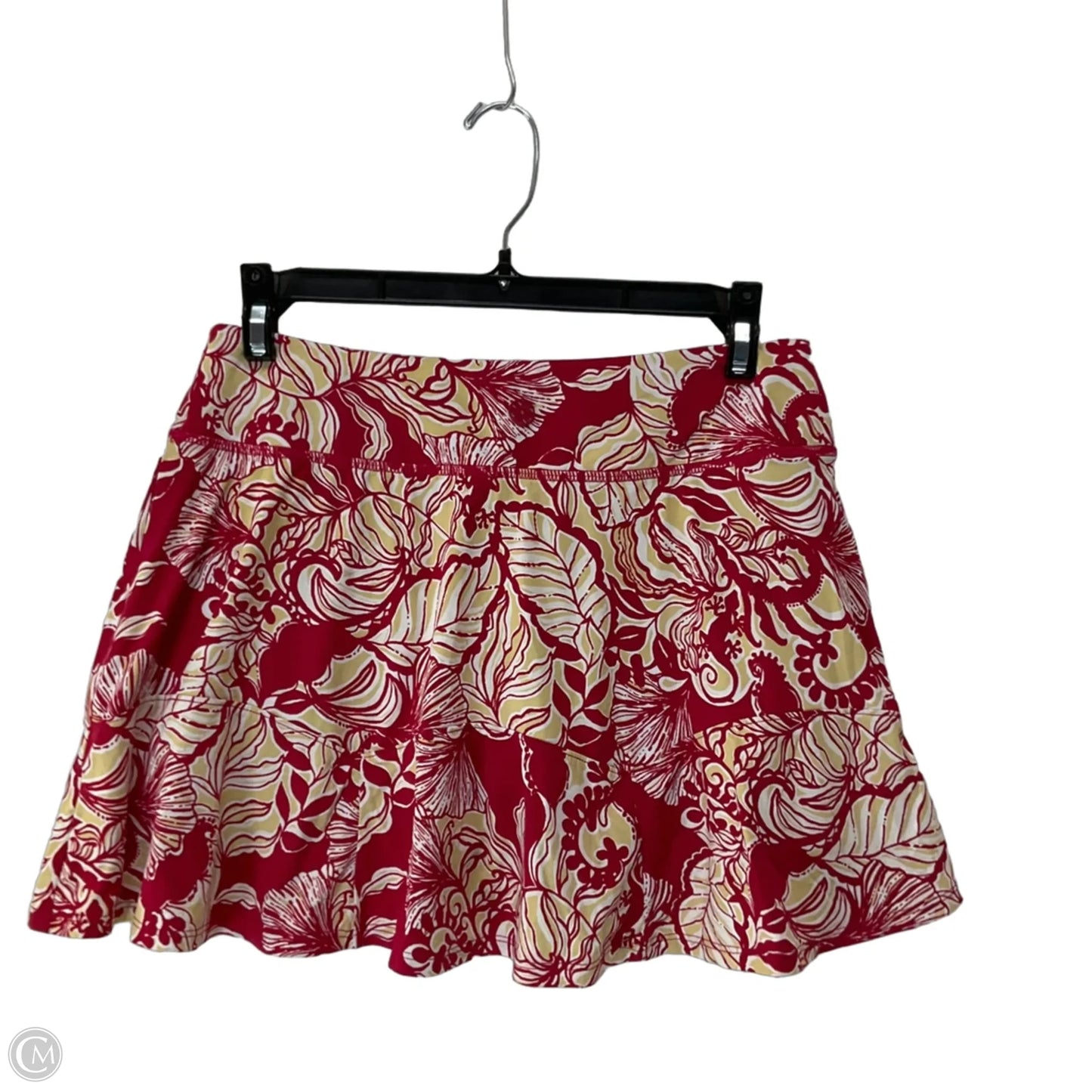 Skirt Designer By Lilly Pulitzer In Red & Tan, Size: S