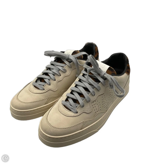 Shoes Sneakers By P448 In Brown & Cream, Size: 9