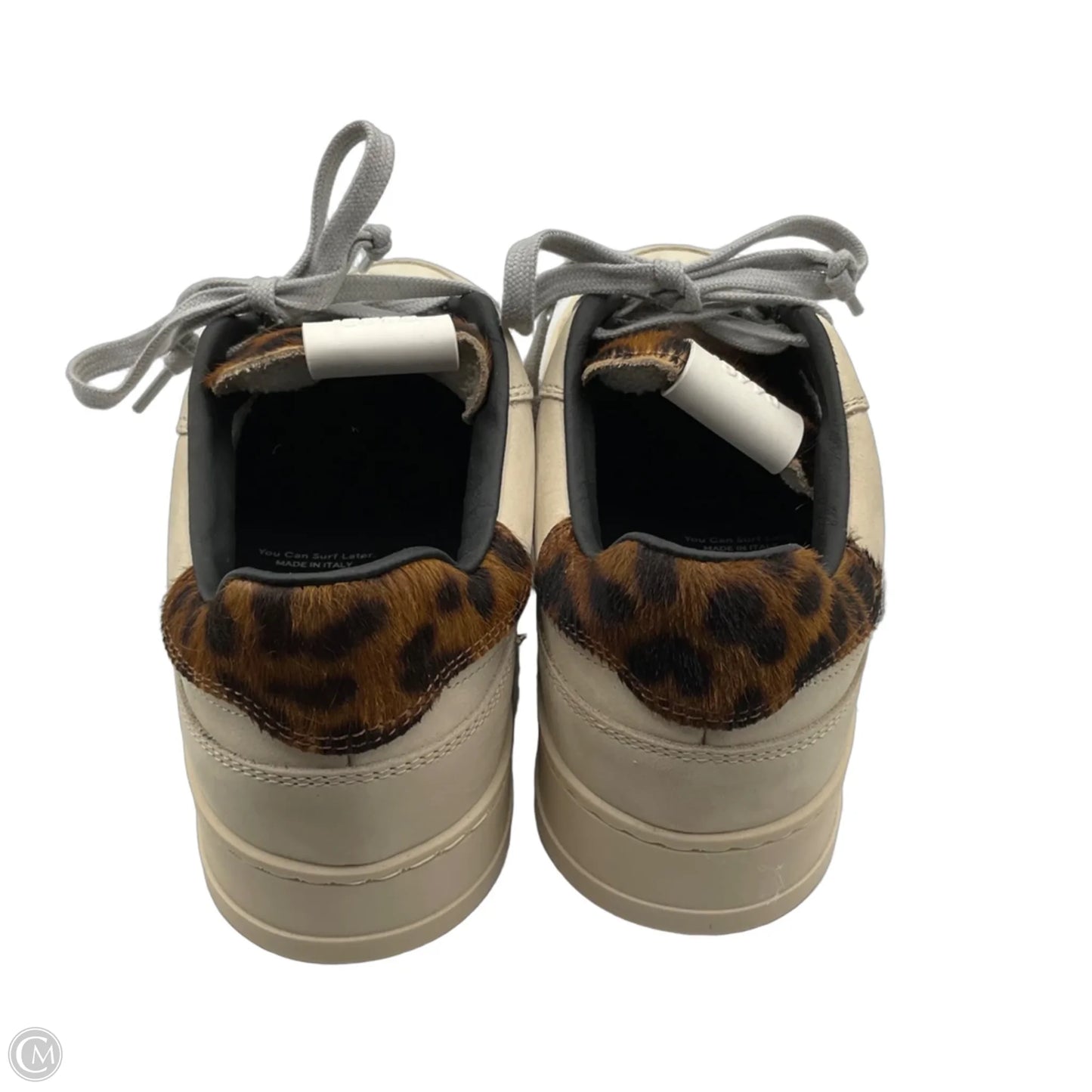 Shoes Sneakers By P448 In Brown & Cream, Size: 9
