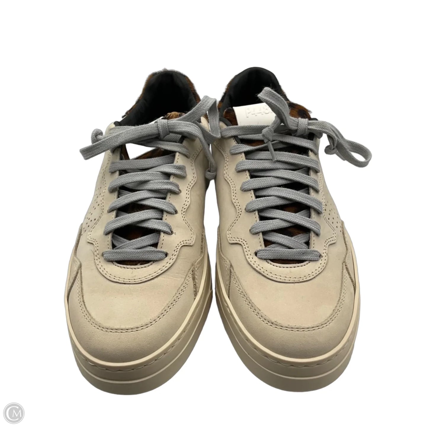 Shoes Sneakers By P448 In Brown & Cream, Size: 9