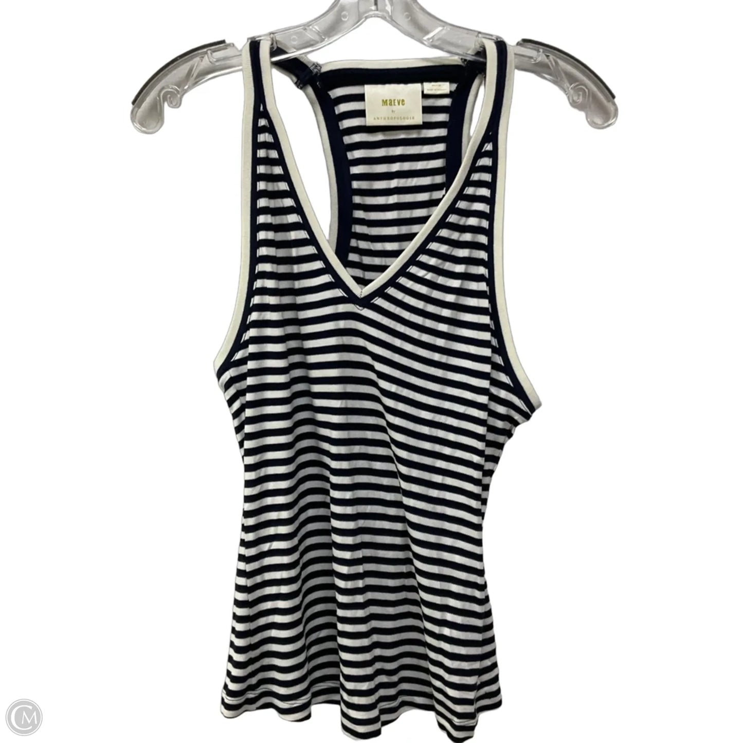 Top Sleeveless By Maeve In Blue, Size: M