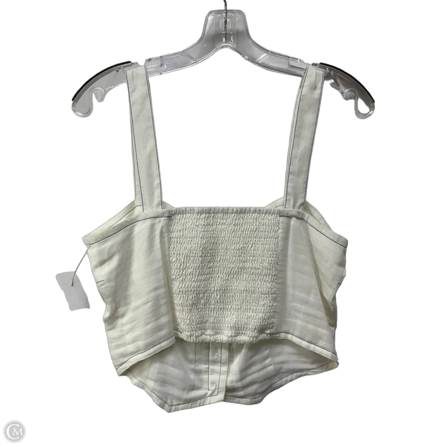 Top Sleeveless By Maeve In White, Size: S