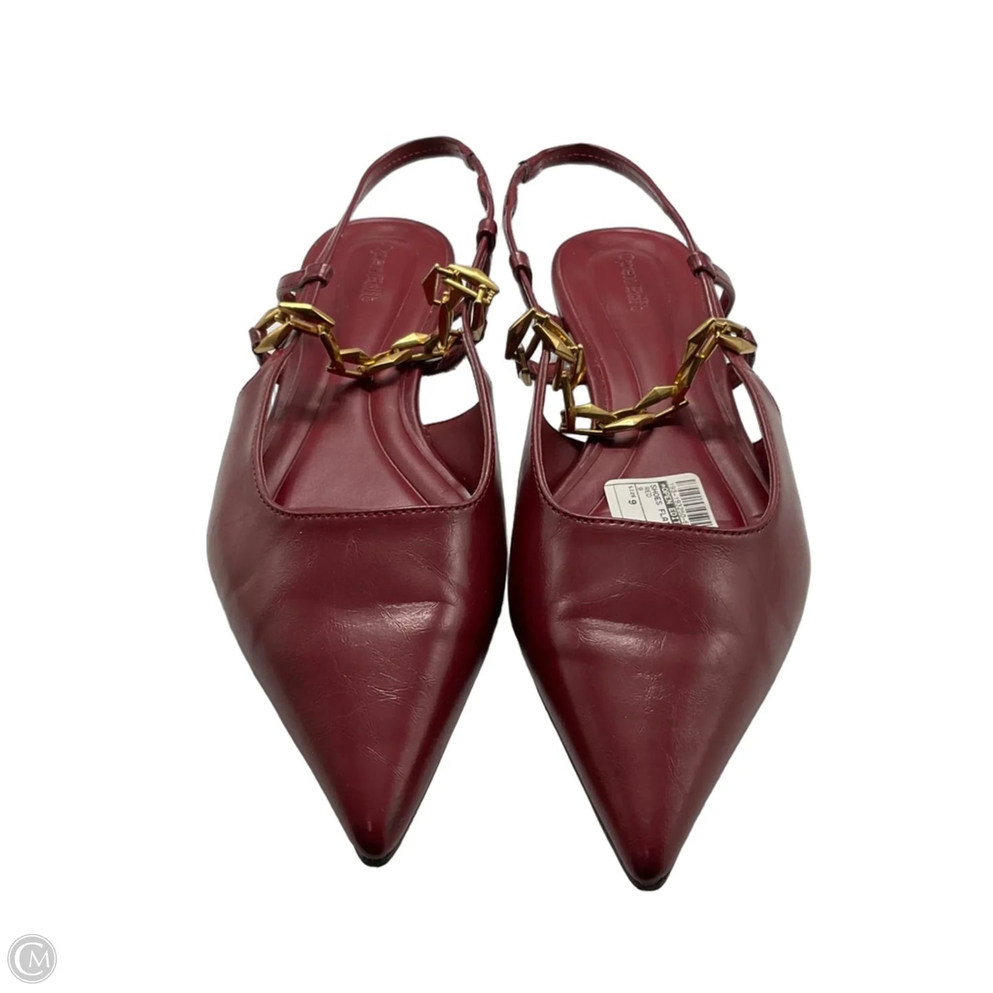 Shoes Flats By Open Edit In Red, Size: 9
