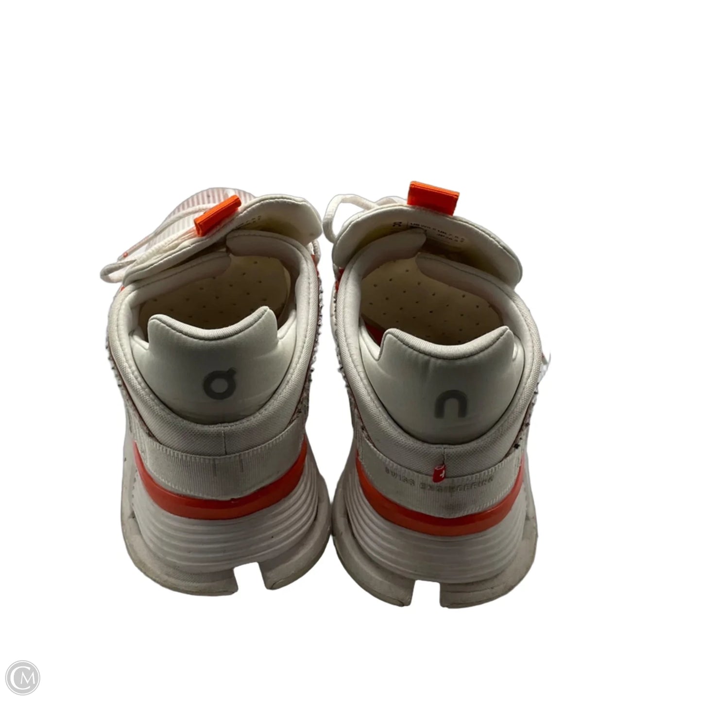 Shoes Athletic By On In Orange & White, Size: 9.5