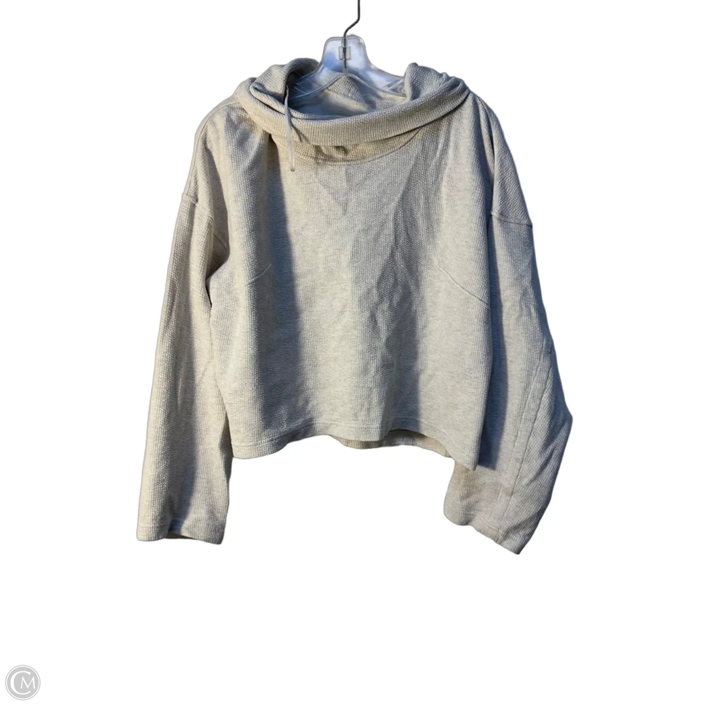 Athletic Sweatshirt Collar By Lululemon In Cream, Size: M