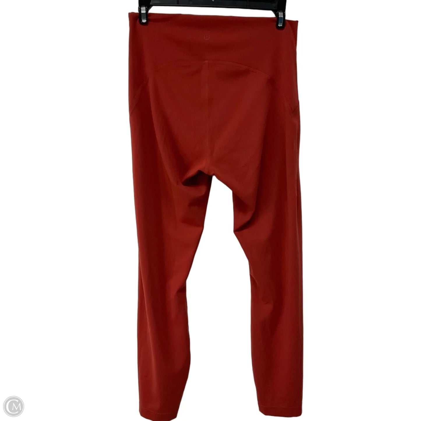 Athletic Leggings By Lululemon In Orange, Size: 8