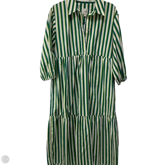 Dress Casual Maxi By Maeve In Striped Pattern, Size: S