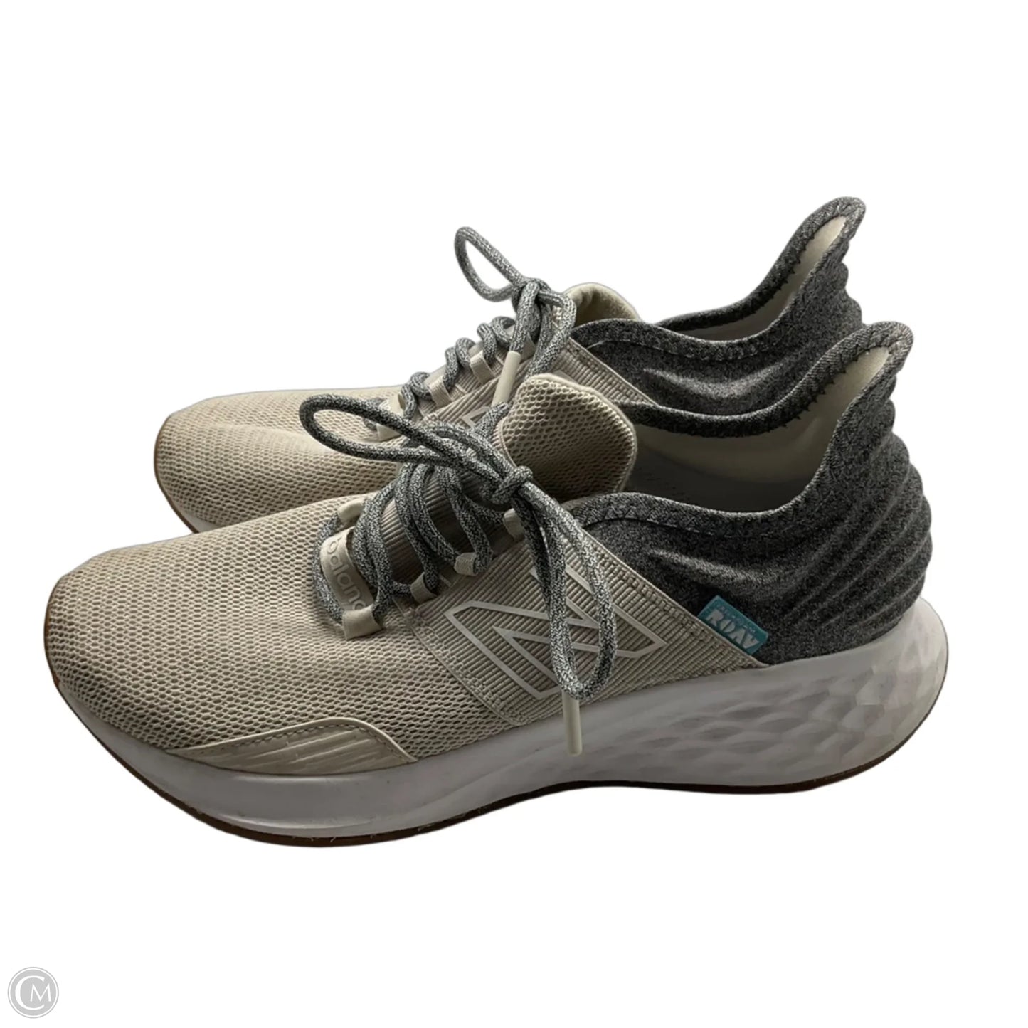 Shoes Athletic By New Balance In Grey & Tan, Size: 8