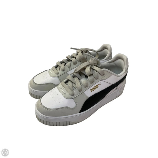 Shoes Sneakers By Puma In Black & White, Size: 5