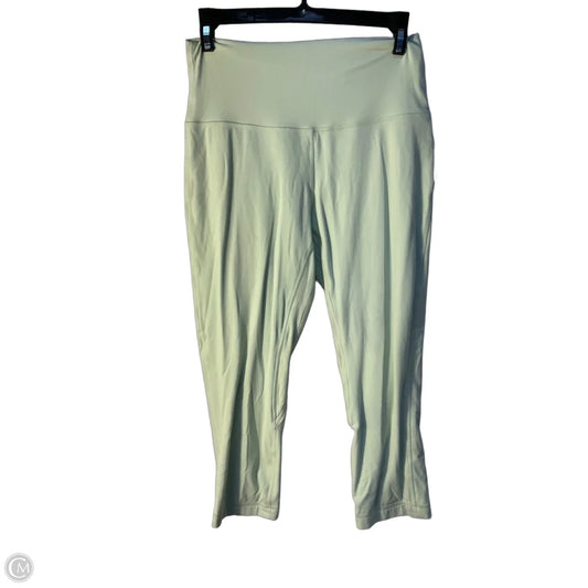 Athletic Capris By Lululemon In Green, Size: 8