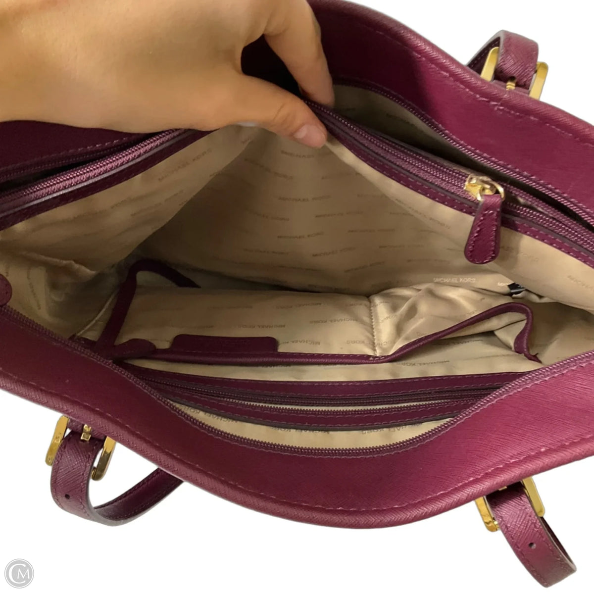 Handbag Designer By Michael Kors, Size: Large