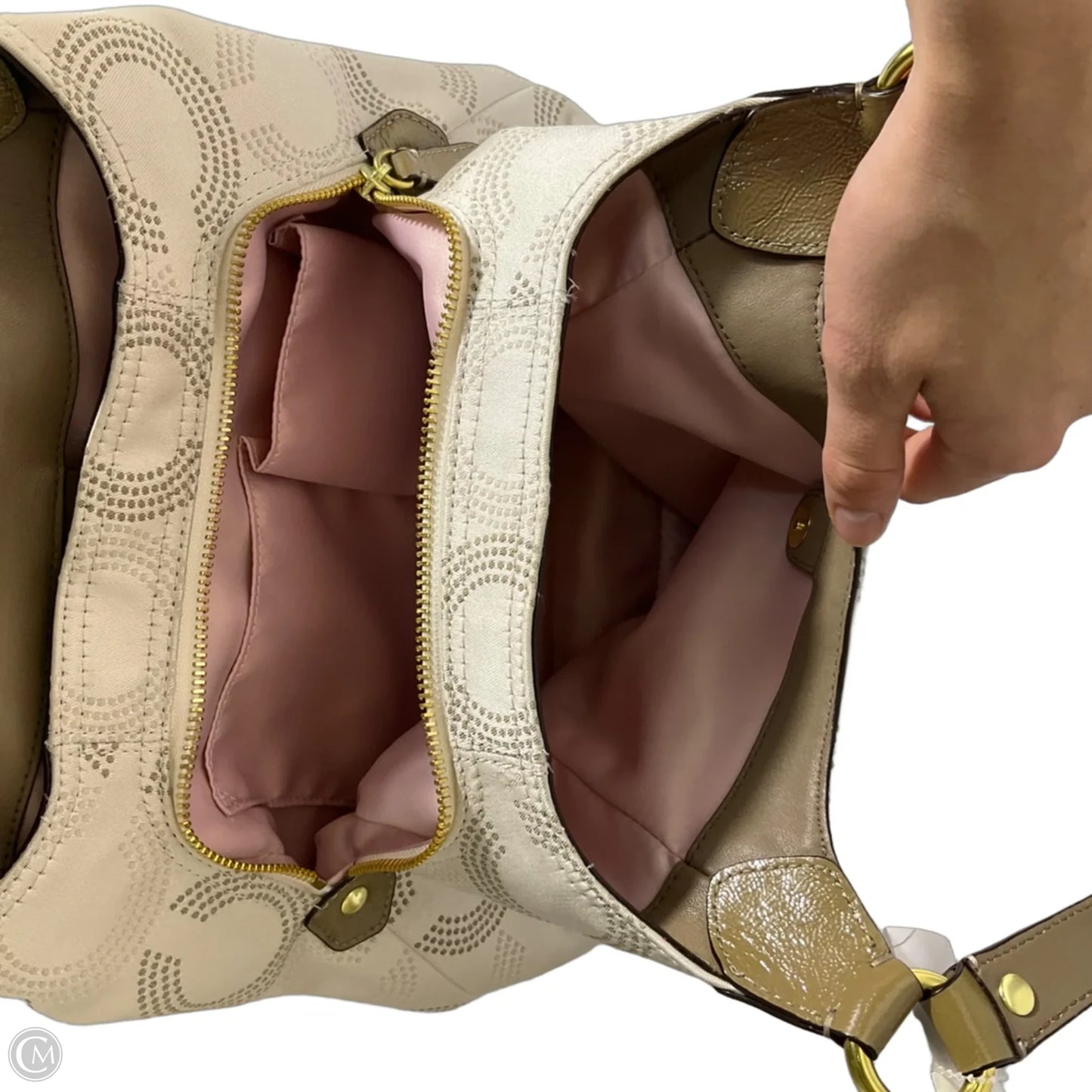 Handbag Designer By Coach, Size: Medium