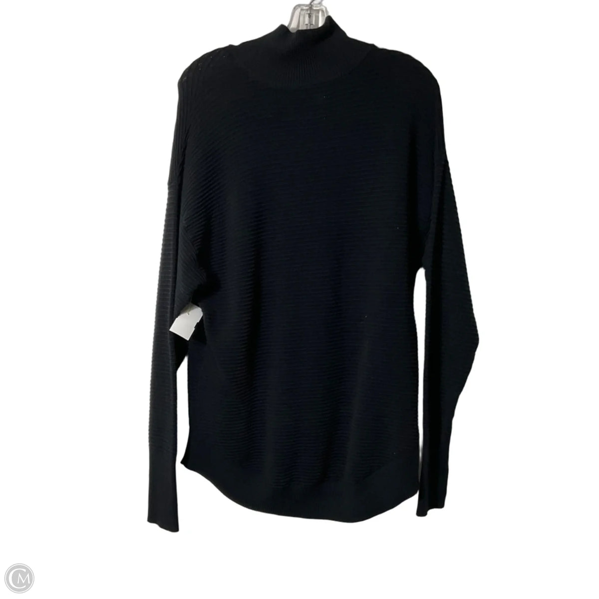 Athletic Sweatshirt Collar By Offline In Black, Size: S