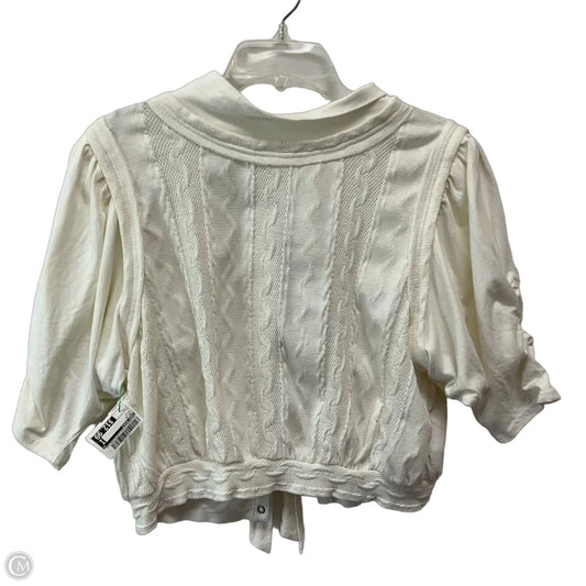 Top Short Sleeve By Free People In White, Size: L