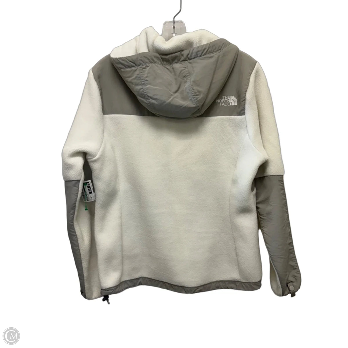 Athletic Jacket By The North Face In Grey & White, Size: M