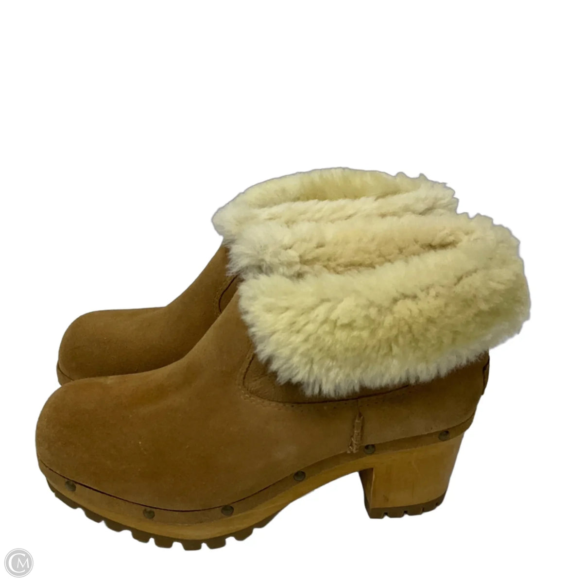 Boots Designer By Ugg In Brown, Size: 8