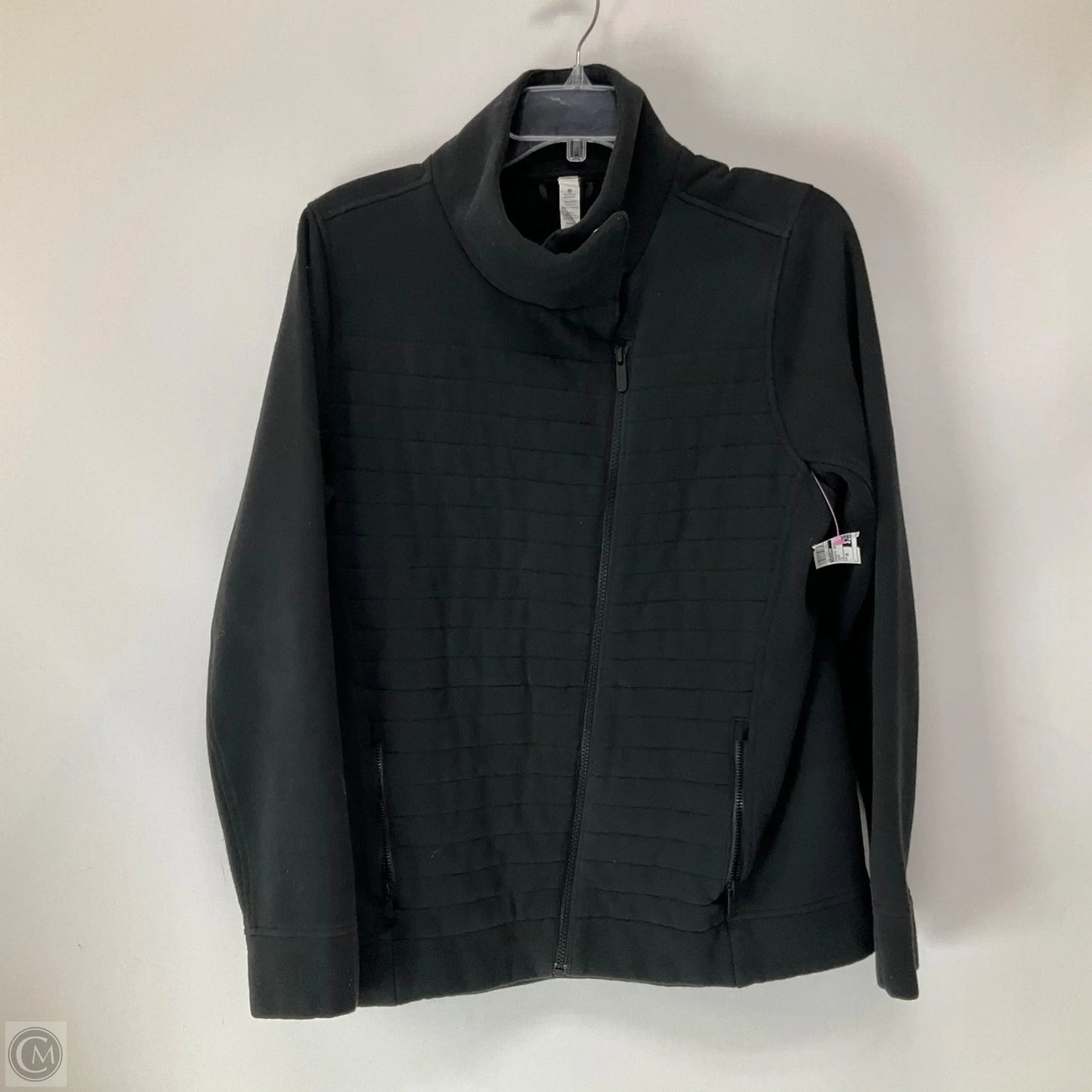 Athletic Jacket By Lululemon In Black, Size: 10
