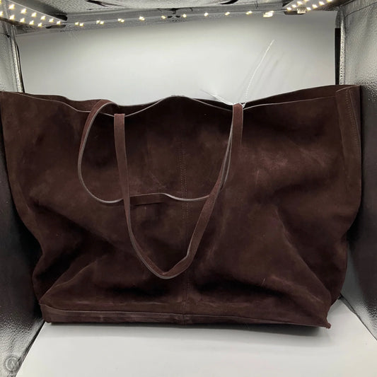 Handbag Leather By Zara, Size: Large