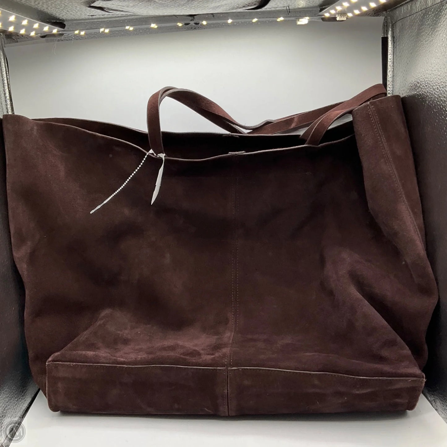 Handbag Leather By Zara, Size: Large