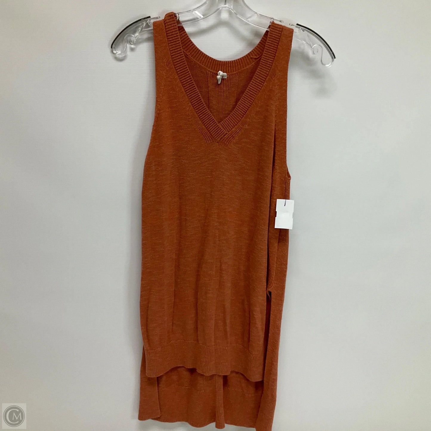Top Sleeveless By Anthropologie In Orange, Size: S
