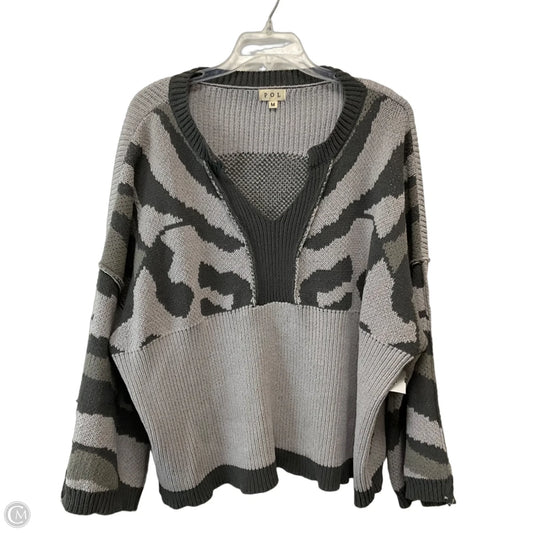 Sweater By Pol In Grey, Size: M