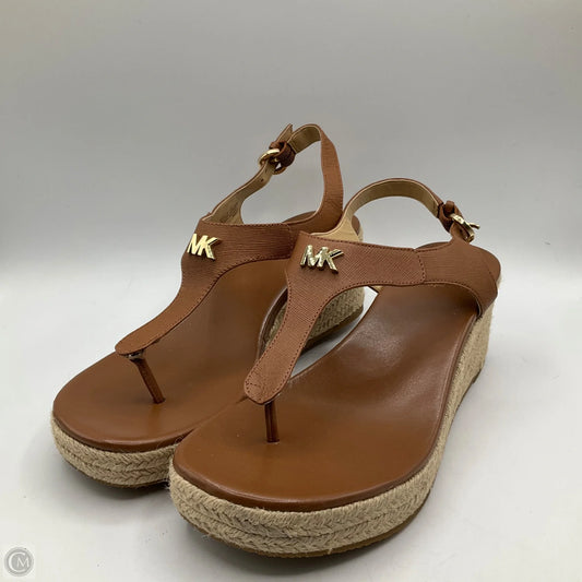 Shoes Designer By Michael Kors In Brown, Size: 8.5