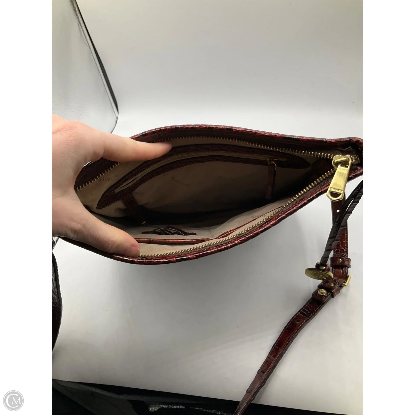 Crossbody Designer By Brahmin, Size: Medium