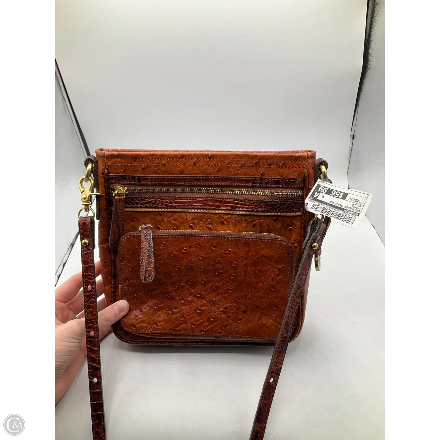Crossbody Designer By Brahmin, Size: Medium