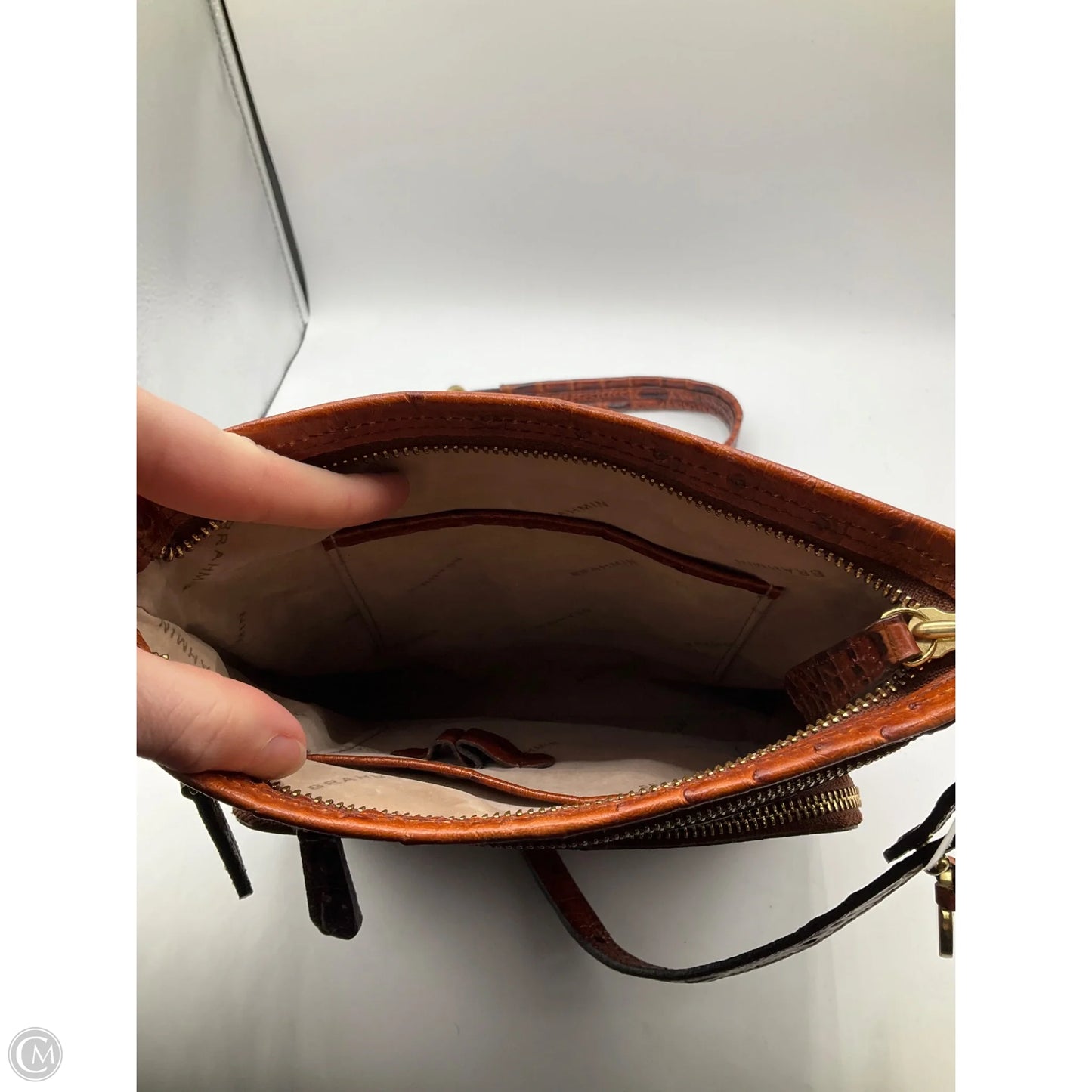 Crossbody Designer By Brahmin, Size: Medium