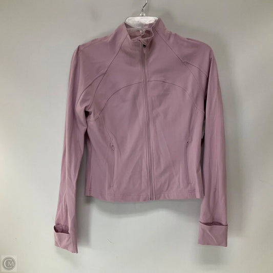 Athletic Jacket By Lululemon In Purple, Size: 10