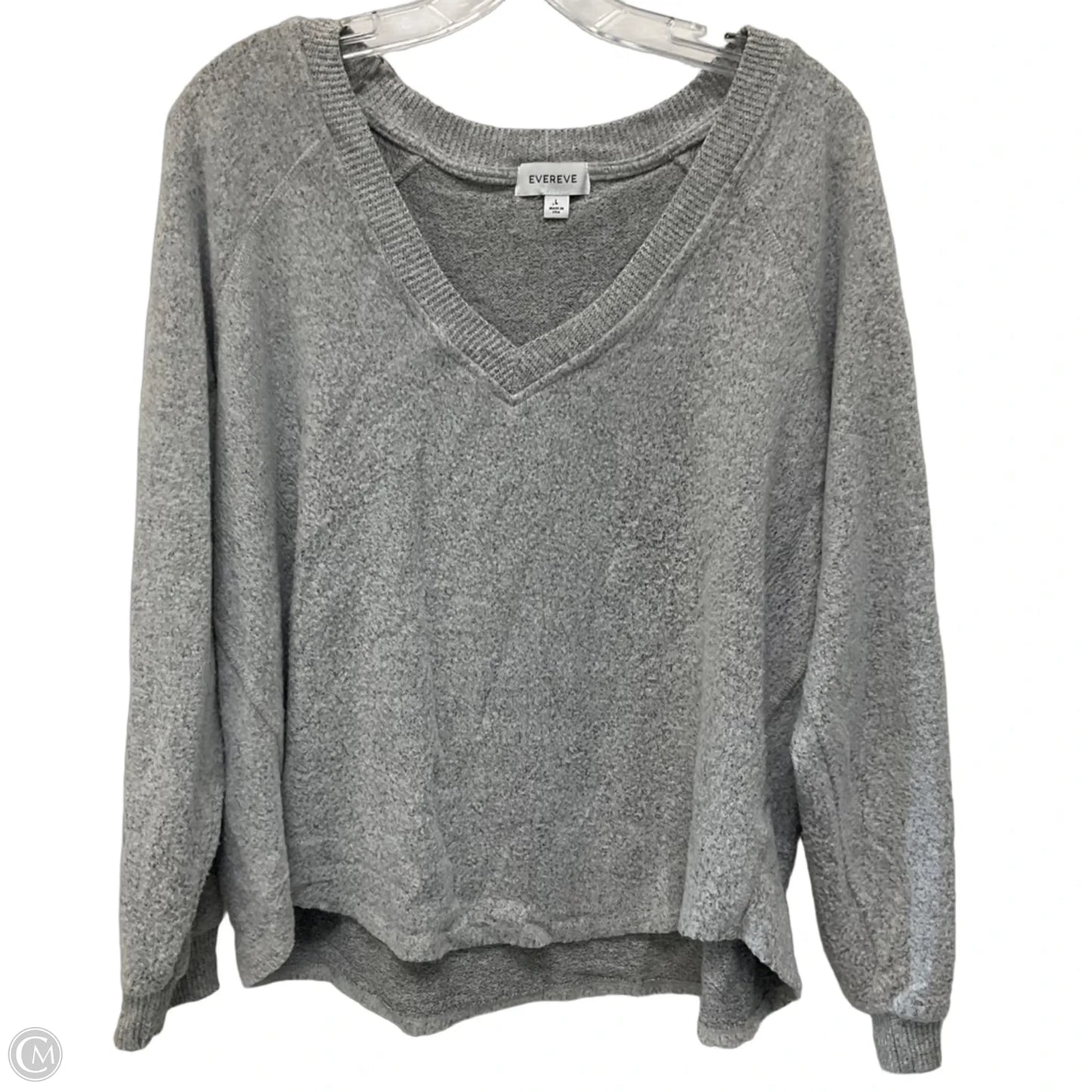 Sweater By Evereve In Grey, Size: L