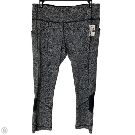 Athletic Leggings By Lululemon In Grey, Size: S
