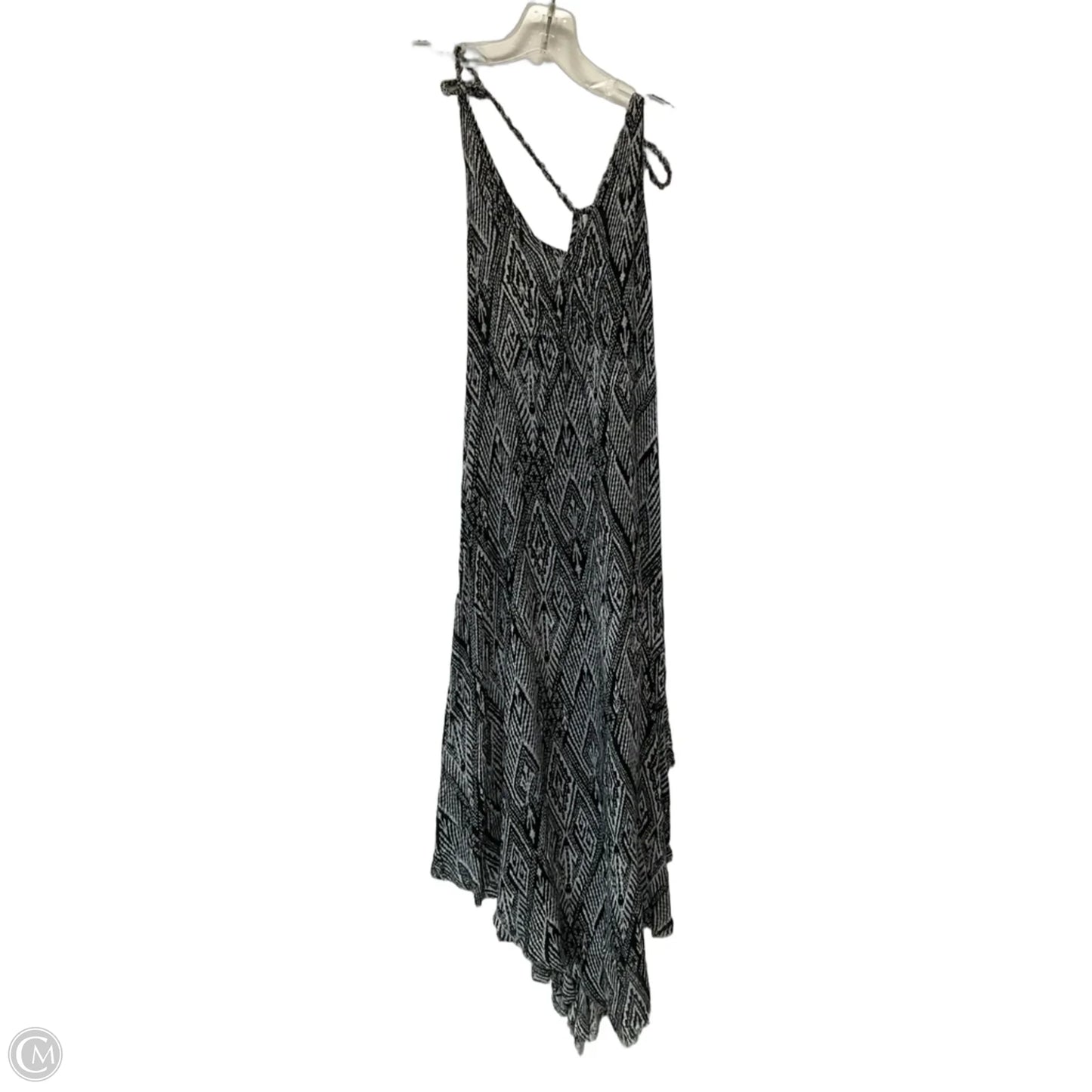 Dress Casual Midi By Free People In Black & White, Size: S