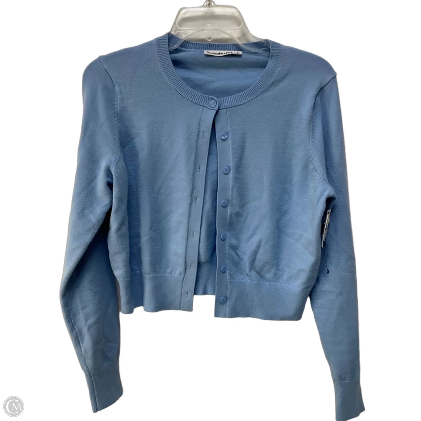 Cardigan By Abercrombie And Fitch In Blue, Size: S