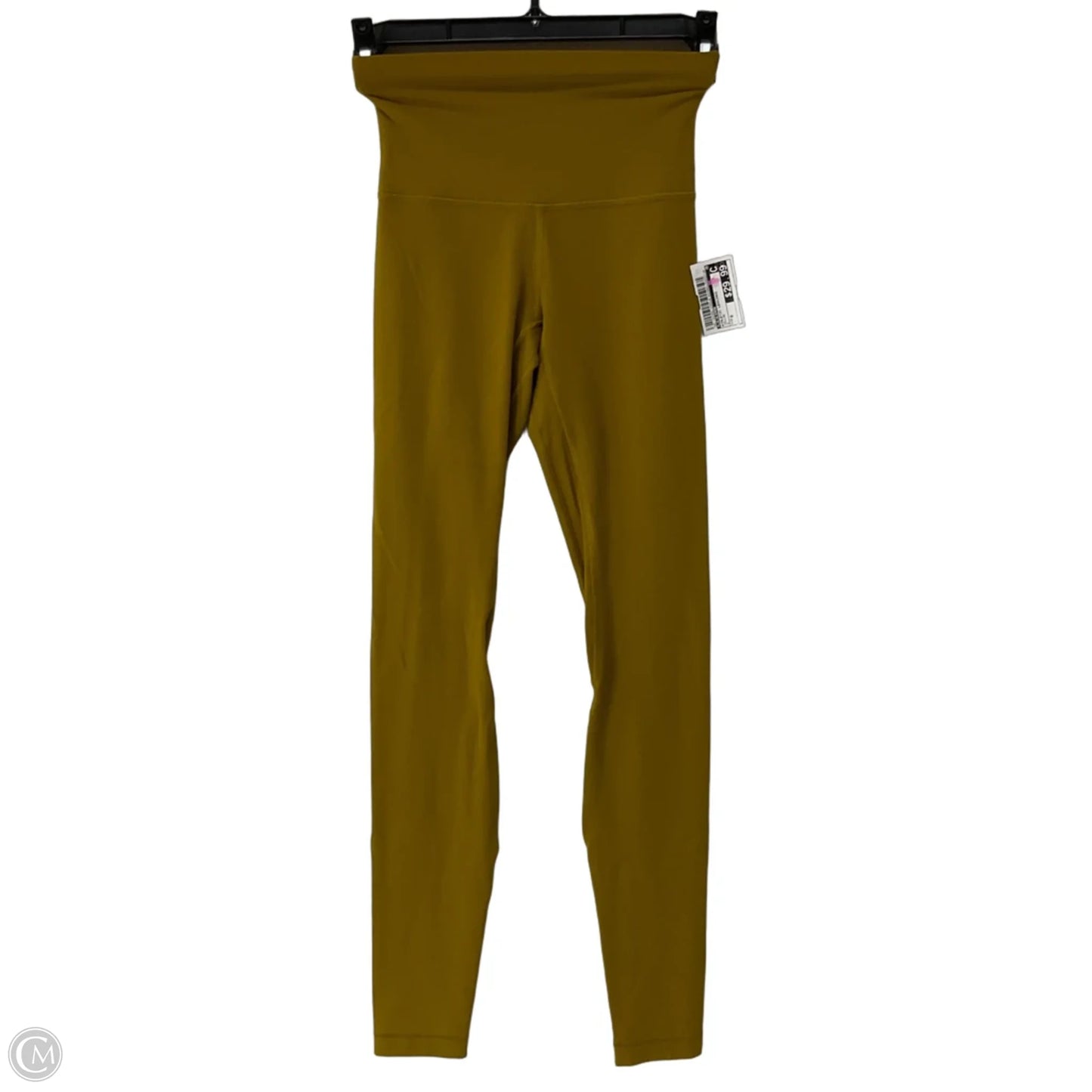 Athletic Leggings By Lululemon In Yellow, Size: 0