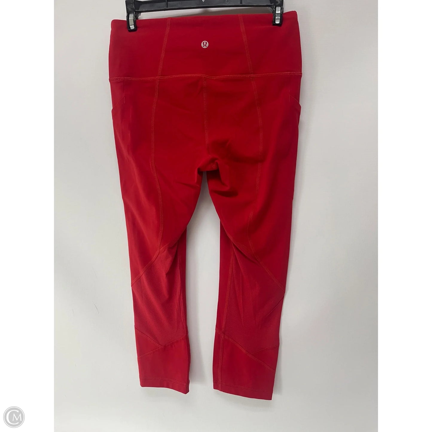 Athletic Capris By Lululemon In Red, Size: 6
